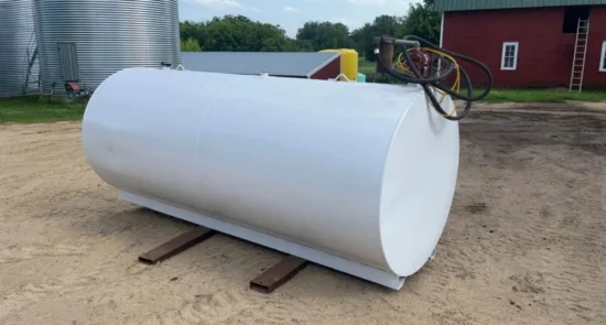 Newberry UL 142 Single Wall Skid Tank – 1000 Gallon Fuel Tank Propane Tank - Image 4